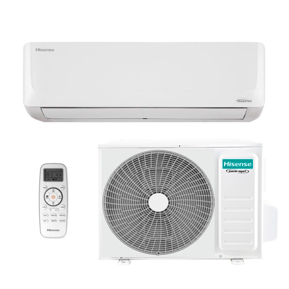 Ar Condicionado Split Hi Wall Inverter R-32 Hisense 24.000 BTUs Frio 220V Monofásico