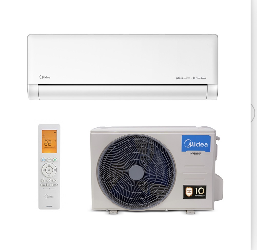 Midea AI Ecomaster Inverter R-32 9.000 BTUs Frio 220V