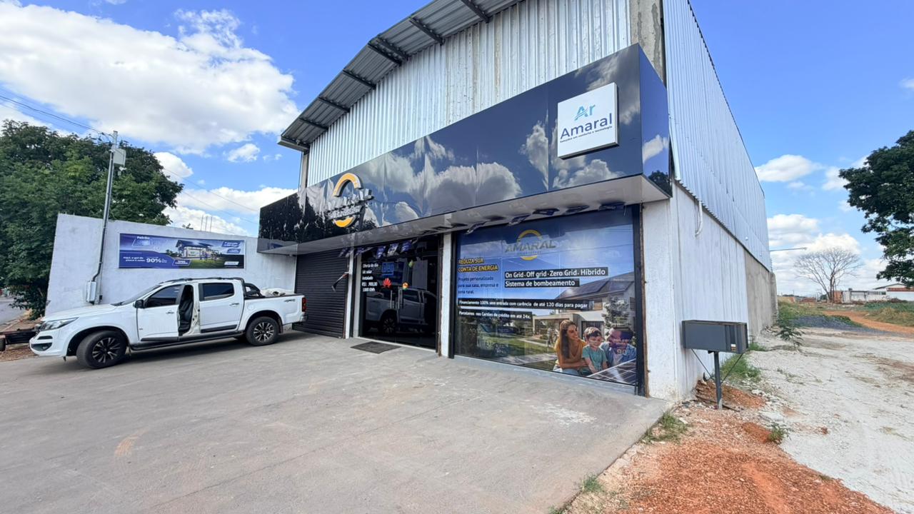 Fachada da loja Amaral AR em Várzea Grande